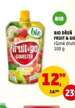 BIO DŘEŇ FRUIT & GO