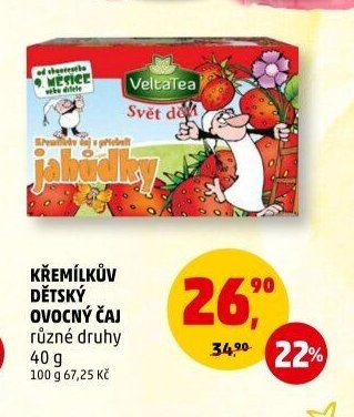 KŘEMÍLKŮV DĚTSKÝ OVOCNÝ ČAJ