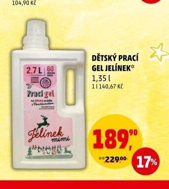DĚTSKÝ PRACÍ GEL JELÍNEK