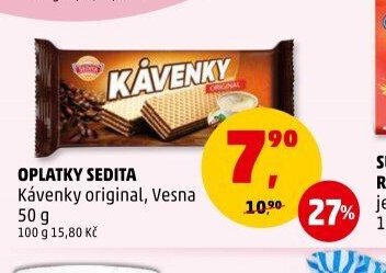 OPLATKY SEDITA Kávenky original, Vesna