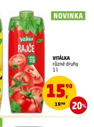 VITÁLKA různé druhy 1 l (Rajče)