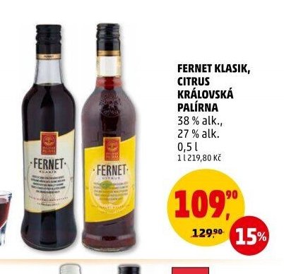 Fernet Klasik, Citrus Královská Palírna