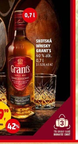 SKOTSKÁ WHISKY GRANT'S