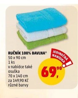 RUČNÍK 100% BAVLNA