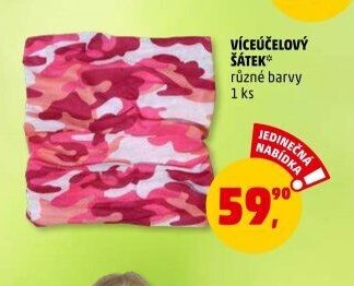 VÍCEÚČELOVÝ ŠÁTEK
