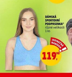 DÁMSKÁ SPORTOVNÍ PODPRSENKA