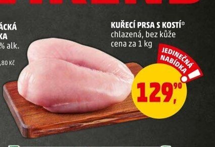 KUŘECÍ PRSA S KOSTÍ