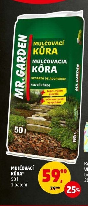 MR.GARDEN MULČOVACÍ KŮRA
