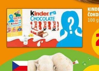 Kinder čokoláda
