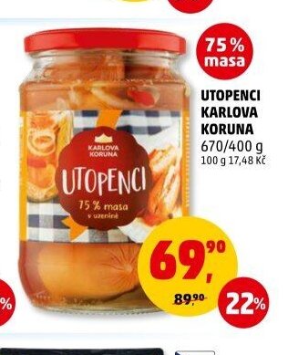 UTOPENCI KARLOVA KORUNA 670/400 g