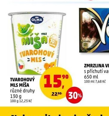 TVAROHOVÝ MLS MÍŠA různé druhy 130 g