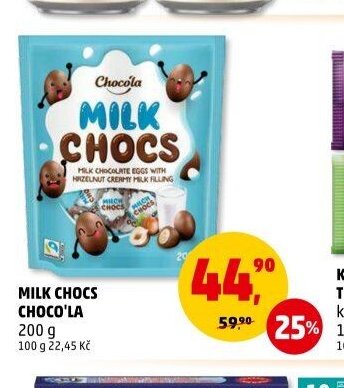 MILK CHOCS CHOCO'LA 200 g