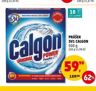 PRÁŠEK 3V1 CALGON 500 g