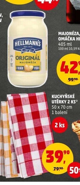 MAJONÉZA, TATARSKÁ OMÁČKA HELLMANN'S