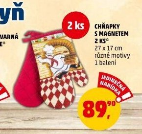 Chňapky s magnetem
