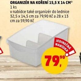 Organizér na koření 15,5 x 14 cm