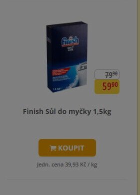 Finish Sůl do myčky 1,5kg