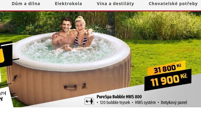 PureSpa Bubble HWS 800 - Mountfield akcniletaky.com