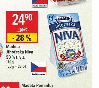 Madeta Jihočeská Niva