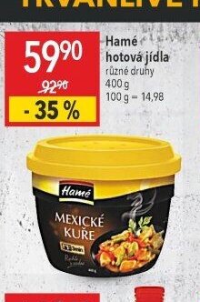 Hamé hotová jídla