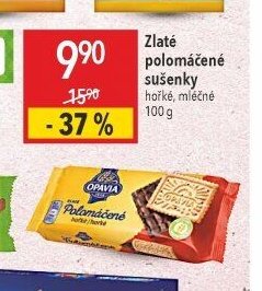 Zlaté polomáčené sušenky