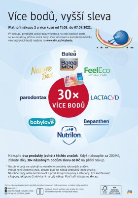 akční leták dm drogerie 11.8.2022-7.9.2022