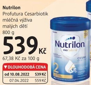 Kojenecká výživa Profutura Caserbiotik Nutrilon