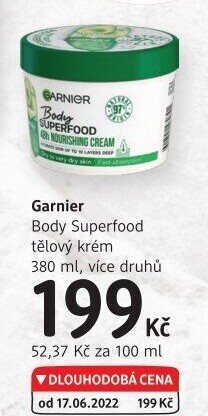 Krém tělový Body Superfood Garnier