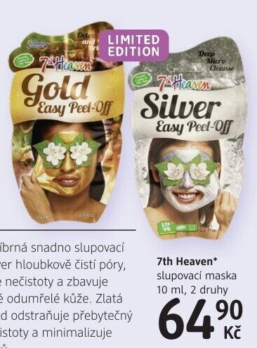 Maska pleťová slupovací 7th Heaven Montagne Jeunesse