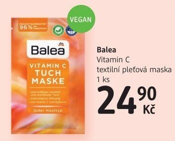 Maska pleťová textilní Balea