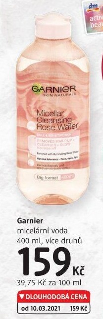 Micelární voda Garnier