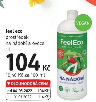 Prostředek na nádobí Feel Eco