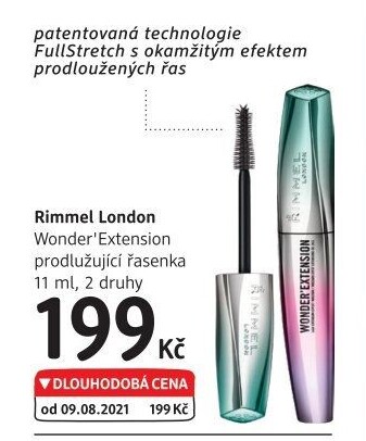 Řasenka Wonder’Extension Rimmel