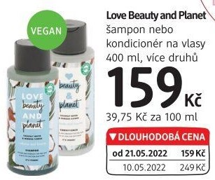 Šampon Love Beauty and Planet