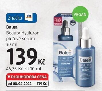 Sérum pleťové Beauty Hyaluron Balea
