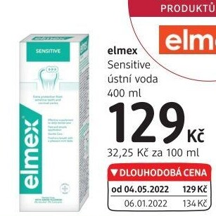 Ústní voda Sensitive Elmex