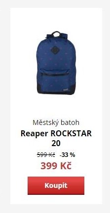 Městský batoh Reaper ROCKSTAR 20