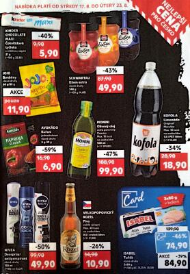 akční leták Kaufland 17.8.2022-23.8.2022