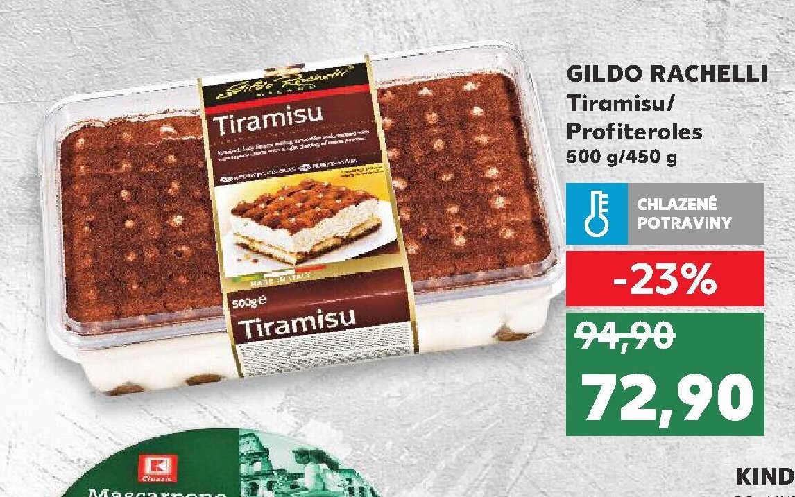 Gildo Rachelli Tiramisu/Profiteroles 500g/450g