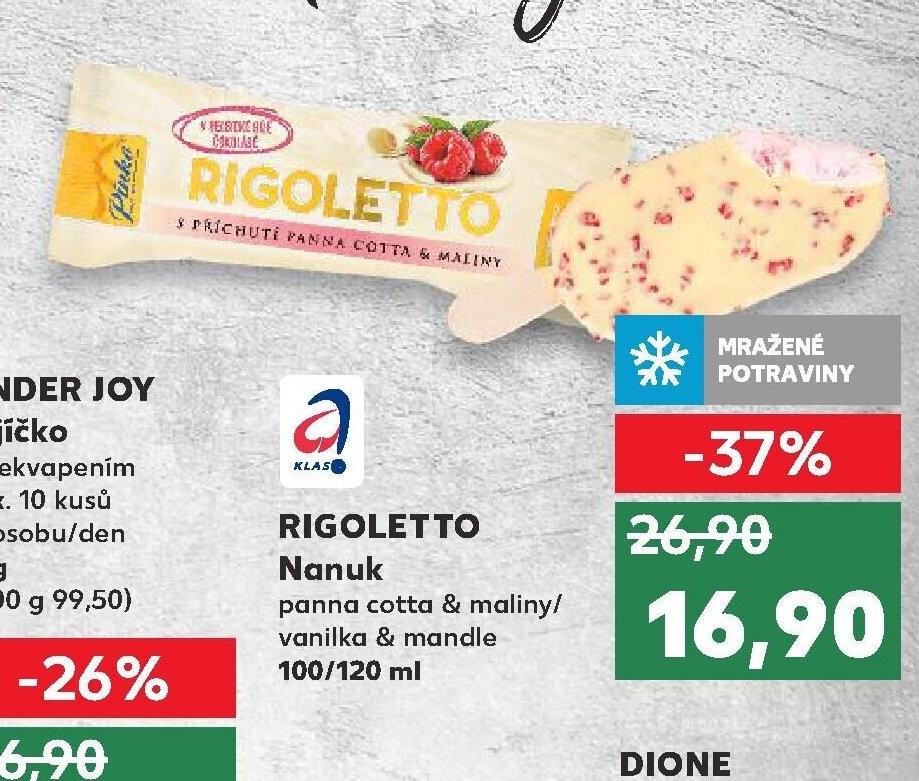 Rigoletto Nanuk panna cotta & maliny/vanilka & mandle 100/120ml