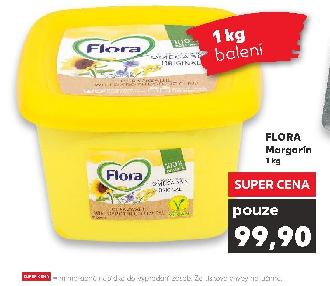 FLORA Margarín 1 kg