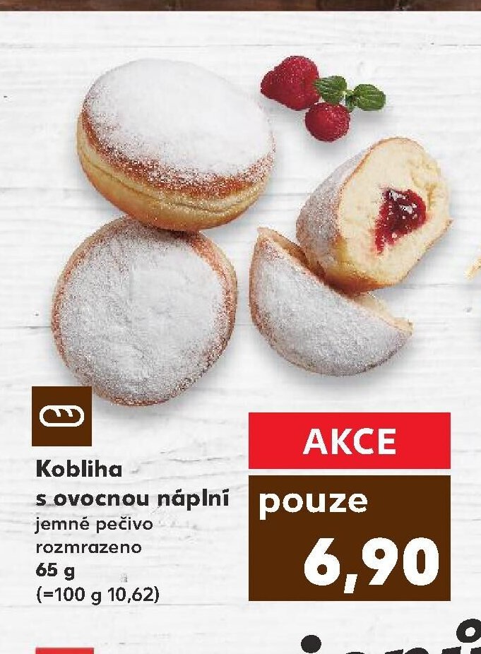 Kobliha s ovocnou náplní