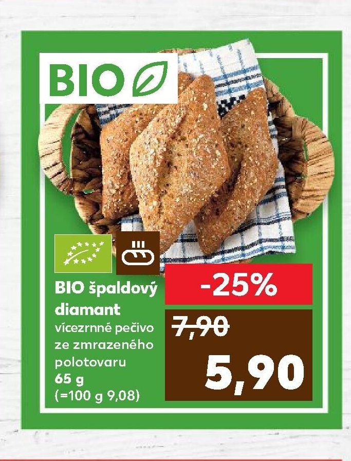 BIO špaldový diamant