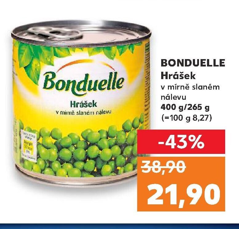 BONDUELLE Hrášek