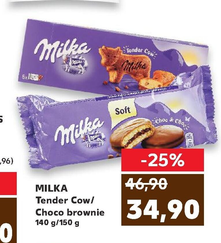 MILKA Tender Cow/Choco brownie