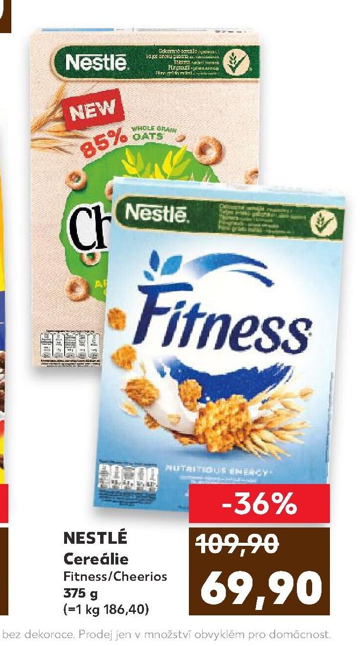 NESTLÉ Cereálie Fitness/Cheerios