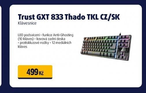 Trust GXT 833 Thado TKL CZ/SK
