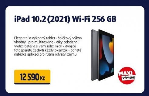 iPad 10.2 (2021) Wi-Fi 256 GB