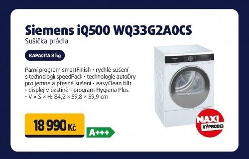 Siemens iQ500 WQ33G2A0CS