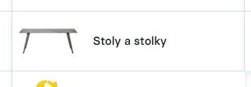Stoly a stolky